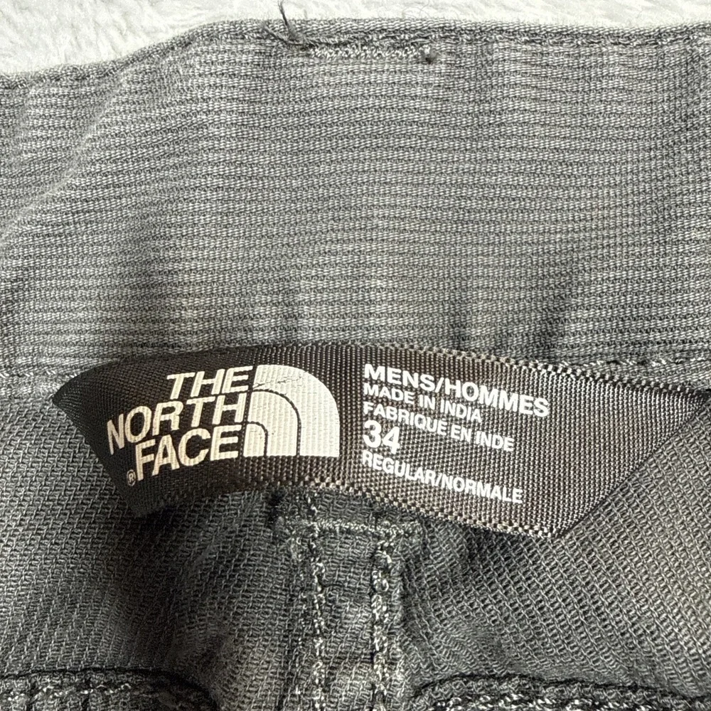 The North Face Motion Pants Mens 34 (Fits 35X31) Gray Utility Hiking Reflective
